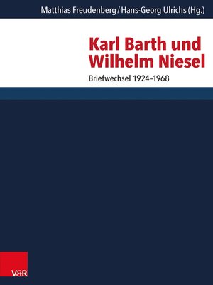 cover image of Karl Barth und Wilhelm Niesel
